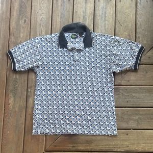 Vintage Men's 90's Steve Stricker for Fairway Sport Golf Polo Shirt Size. L